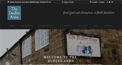 Desktop Screenshot of dudleyarms.co.uk